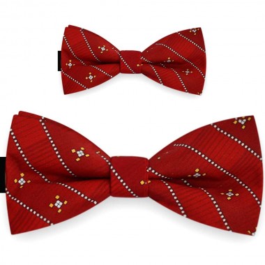 Papioane tata fiu rosu bordo, clasic, motive traditionale